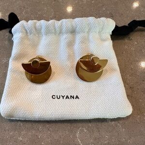 Cuyana Gold Statement Earrings